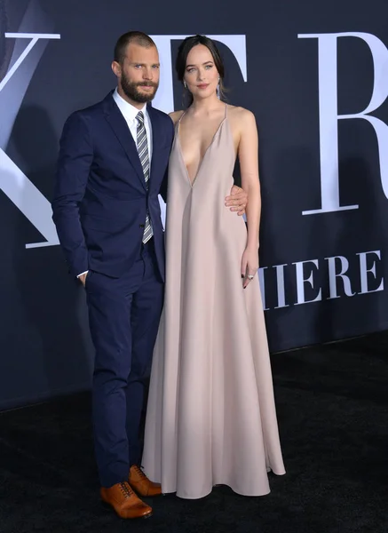 Dakota Johnson & Jamie Dornan — Stock fotografie