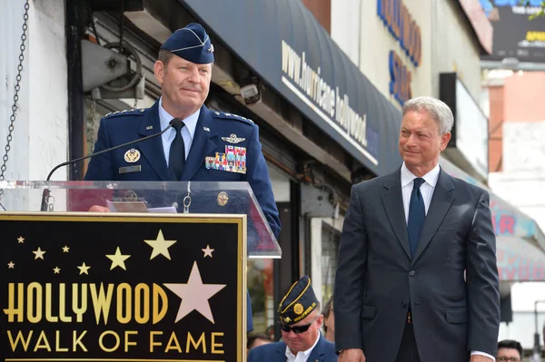 Robin Rand y Gary Sinise — Foto de Stock