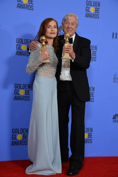 Isabelle Huppert & Paul Verhoeven —  Fotos de Stock