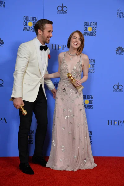 Emma Stone & Ryan Gosling — Foto de Stock