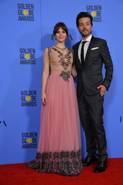 Felicity Jones & Diego Luna — Stok fotoğraf