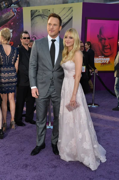 Chris Pratt y Anna Faris — Foto de Stock