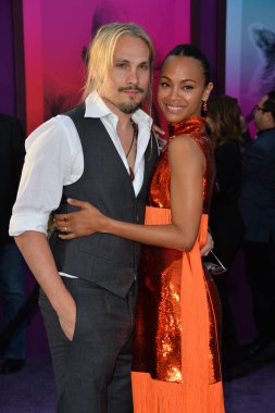 Zoe Saldana & Marco Perego