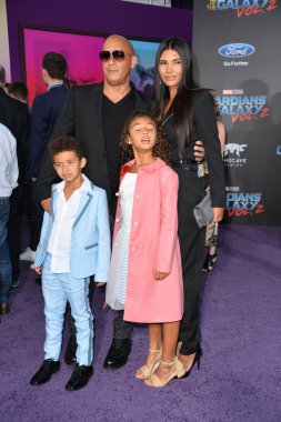Vin Diesel, Paloma Jimenez & Children