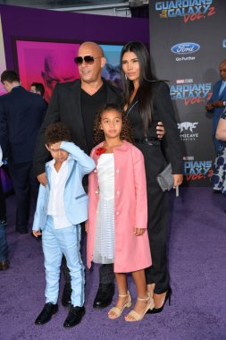 Vin Diesel, Paloma Jimenez & Children