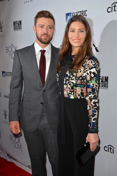 Justin Timberlake & Jessica Biel — Stock fotografie