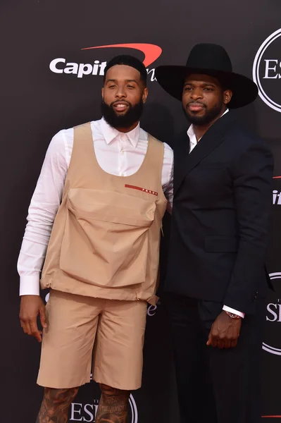 PK Subban & Odell Beckham Jr — Stock fotografie