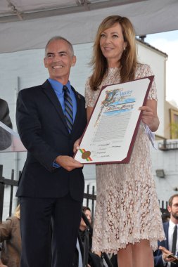 Mitch O'Farrell & Allison Janney