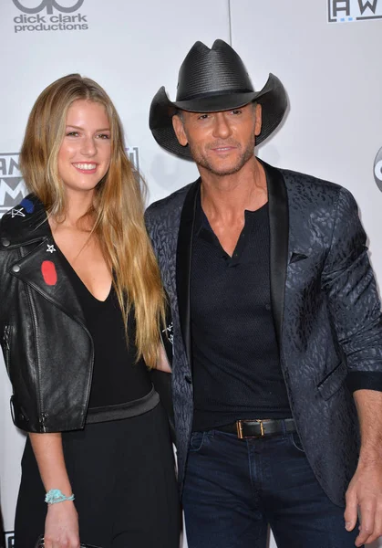 Tim McGraw & Maggie Elizabeth McGraw — Stock Photo, Image