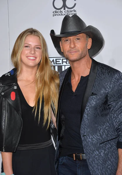 Tim McGraw & Maggie Elizabeth McGraw — Stock Photo, Image