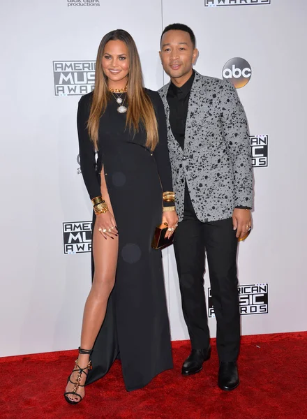 Chrissy Teigen & John Legend — Stock Photo, Image