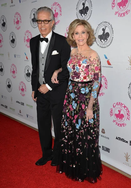Jane Fonda & Richard Perry — Foto de Stock