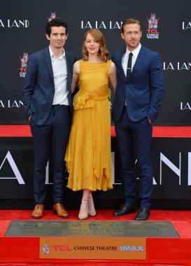 Damien Chazelle, Emma Stone & Ryan Gosling