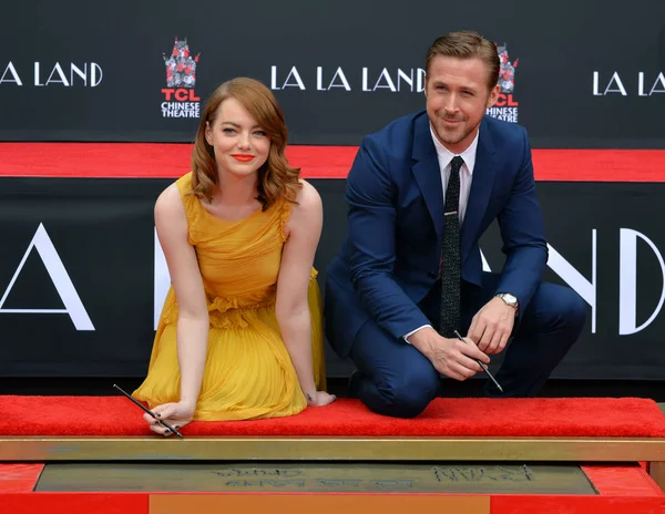 Emma Stone & Ryan Gosling — Foto de Stock