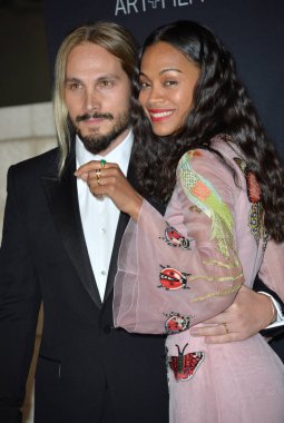 Zoe Saldana & Marco Perego
