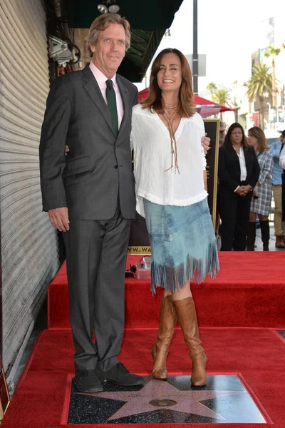 Hugh Laurie & Diane Farr — Stock Photo, Image