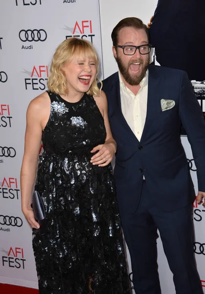 Alison pill & joshúa leonard — Foto de Stock