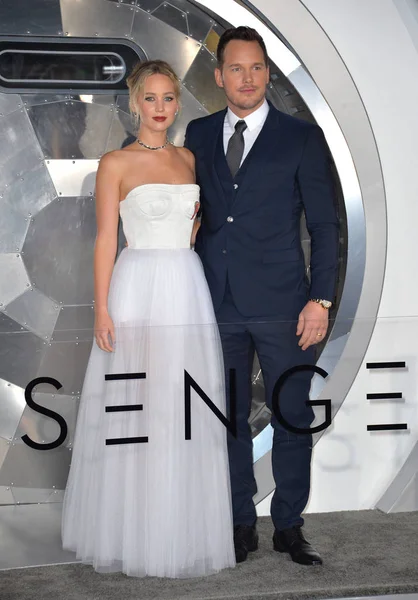 Jennifer Lawrence & Chris Pratt — Foto de Stock