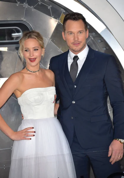 Jennifer Lawrence & Chris Pratt — Foto de Stock