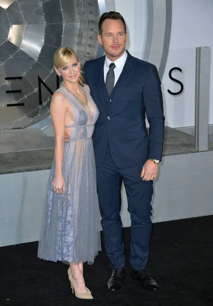 Chris Pratt y Anna Faris — Foto de Stock