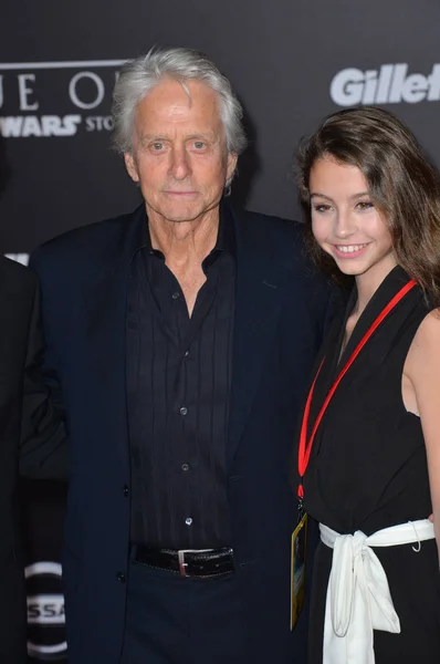 Michael Douglas & Carys Douglas — Foto Stock