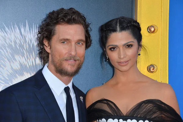 Matthew McConaughey & Camila Alves — Stok Foto