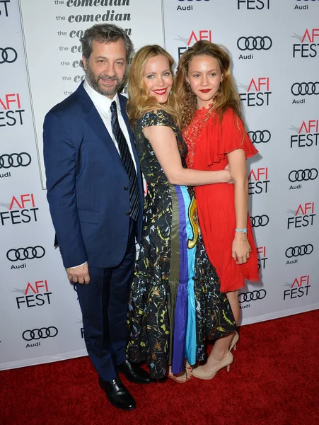 Judd Apatow, Leslie Mann & Iris Apatow — Fotografia de Stock