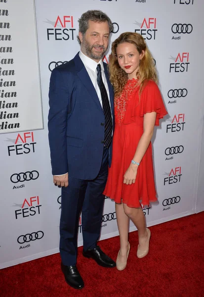 Judd apatow & íris apatow — Fotografia de Stock