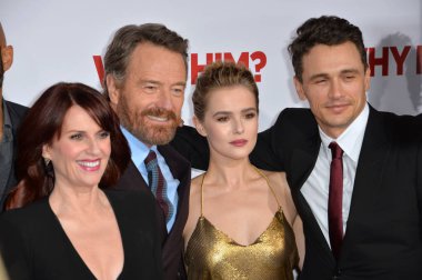 Megan Mullally, Bryan Cranston, Zoey Deutch & James Franco