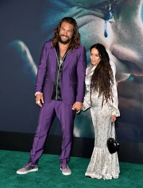 Jason momoa & lisa boné — Fotografia de Stock