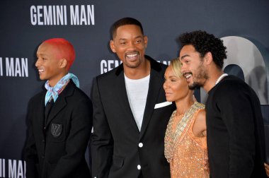 Jaden Smith, Will Smith, Jada Pinkett Smith ve Trey Smith