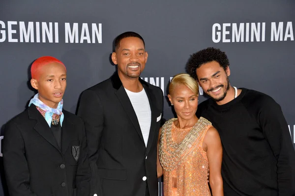 Jaden Smith, Will Smith, Jada Pinkett Smith & Trey Smith —  Fotos de Stock