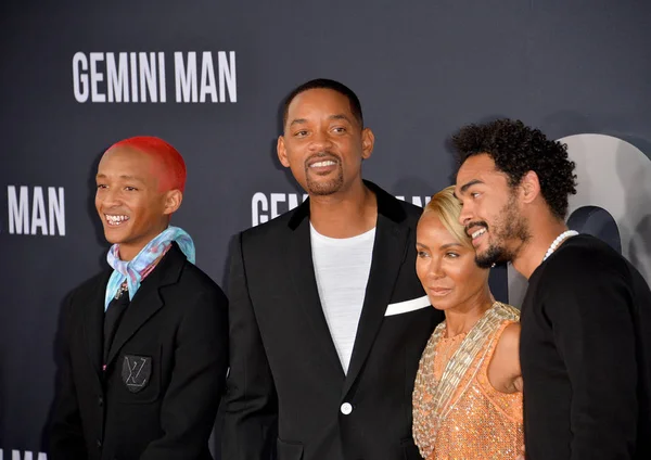 Jaden Smith, Will Smith, Jada Pinkett Smith & Trey Smith —  Fotos de Stock