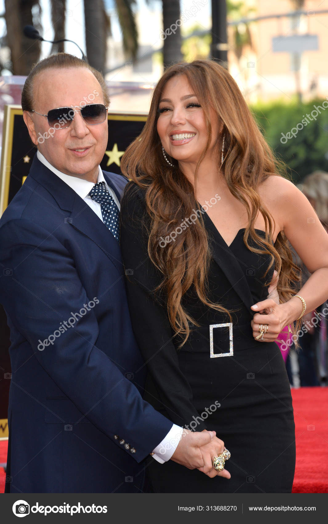 Tommy Mottola & Thalia Mottola Stock Editorial Photo Featureflash #313688270
