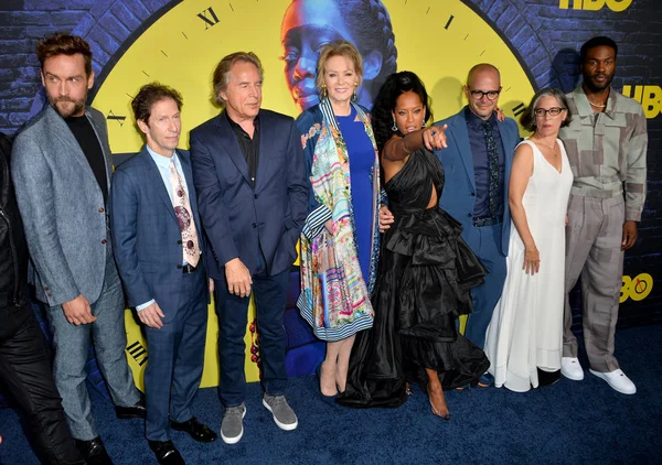 Tom Mison, Tim Blake Nelson, Don Johnson, Jean Smart, Regina King, Damon Lindelof, Nicole Kassell & Yahya Adbul-Meteen Ii — Fotografia de Stock