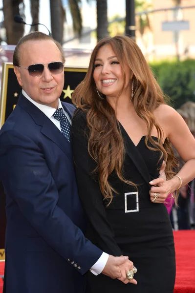 Tommy Mottola & Thalia Mottola — Stock Photo, Image