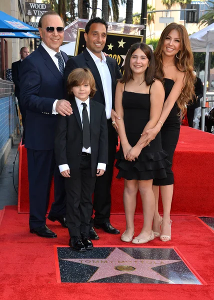 Tommy Mottola, Thalia Mottola, Michael Mottola & Family — Stock Photo, Image