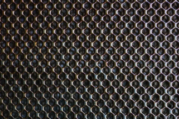 Close of mesh metal sheet