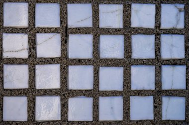 Eski küçük kiremit doku