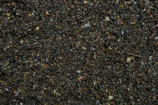 A textura de uma pedra rasa do rio. Imagem de fundo de seixo — Fotografia de Stock