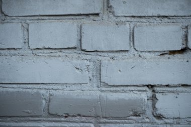 Eski bir boya kapalı tuğla duvar doku. Arka plan görüntüsü 