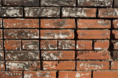 Tuğla duvar dokusu. Duvar arka plan görüntüsü