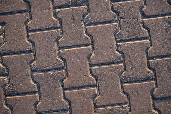 Beschaffenheit Der Mit Gras Bewachsenen Pflasterplatten Hintergrundbild Eines Stratum Stone — Stockfoto