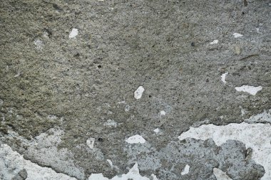 Eski bir çatlak beton duvarın dokusu. W'nin arka plan görüntüsü