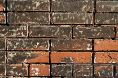 Tuğla duvar dokusu. Duvar arka plan görüntüsü