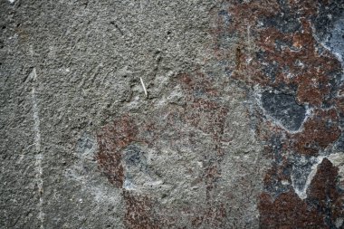 Boya ile kaplı eski bir duvarın dokusu. Bir arka plan görüntüsü