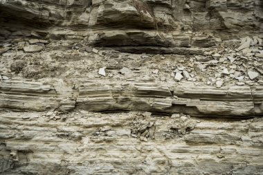 Yıpranmış toprağın dokusu. Kanyon Makro Arka Plan Görüntüsü