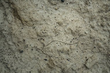 Kurutulmuş çatlak kil dokusu. Kurutulmuş c makro arka plan görüntüsü