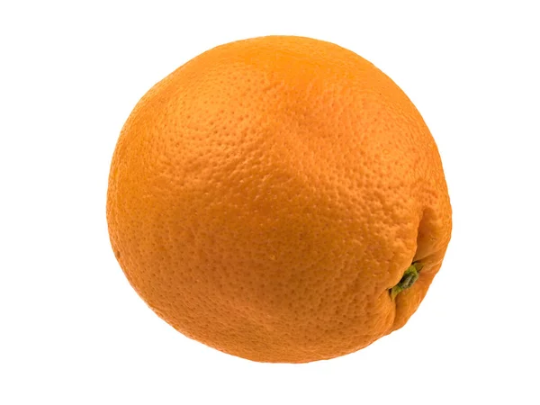 Frutta Isolata Fondo Bianco Arancione Maturo Raccogli Frutta Fresca Dieta — Foto Stock