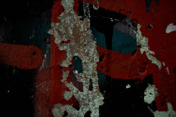 Фактура Старої Бетонної Стіни Покрита Фарбою Текстура Тріщин Старої Фарби — стокове фото